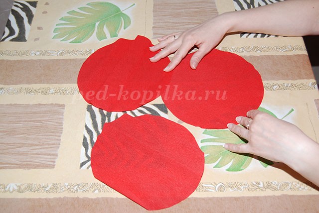 ​Цветы из крепированной бумаги: часть 1