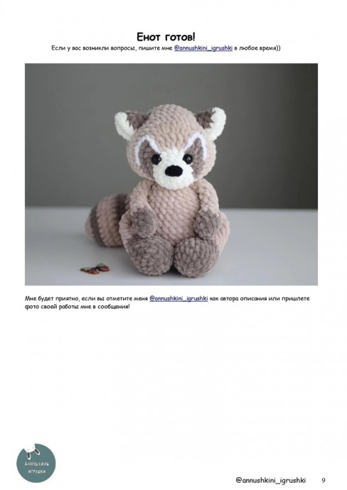 ​Разноцветные еноты