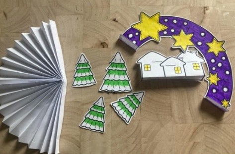 Звёздная ночь над деревней Звёздная ночь над деревней