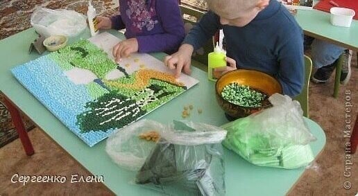 Картина из салфеток Картина из салфеток