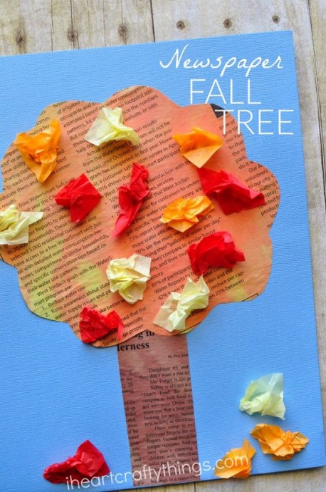 Осенние деревья: много вариантов создания