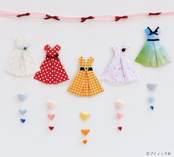 ​Платье в технике оригами