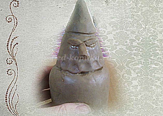 Богатырь из глины детскими руками: часть 2