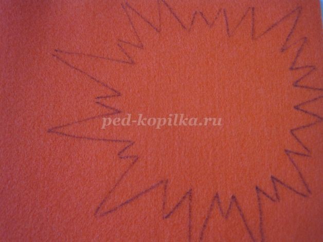 Весенняя аппликация из бумаги, фетра и карандашной стружки: часть 1