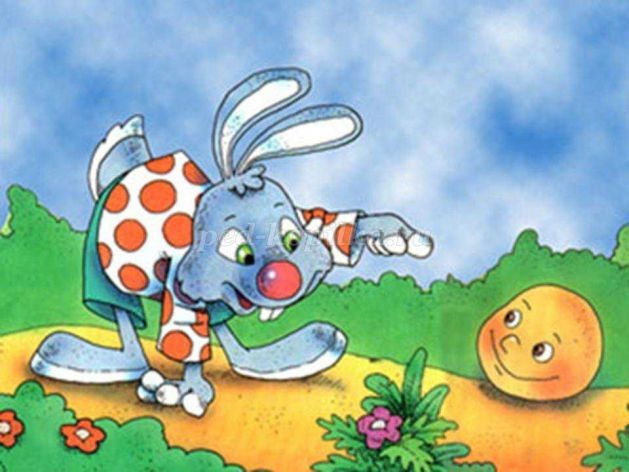 Аппликация из ткани по сказке "Колобок": часть 1