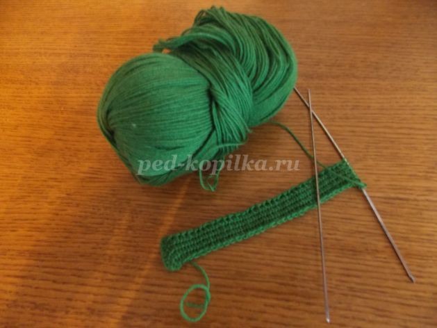 Как связать Снеговика на спицах