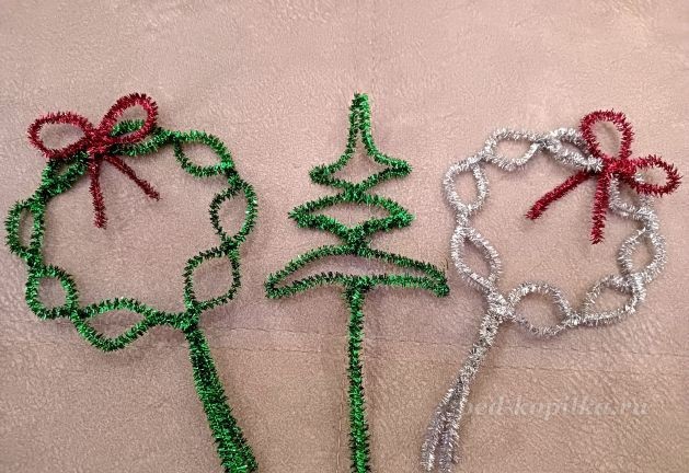 Новогодняя композиция детскими руками: часть 2 Новогодняя композиция детскими руками: часть 2