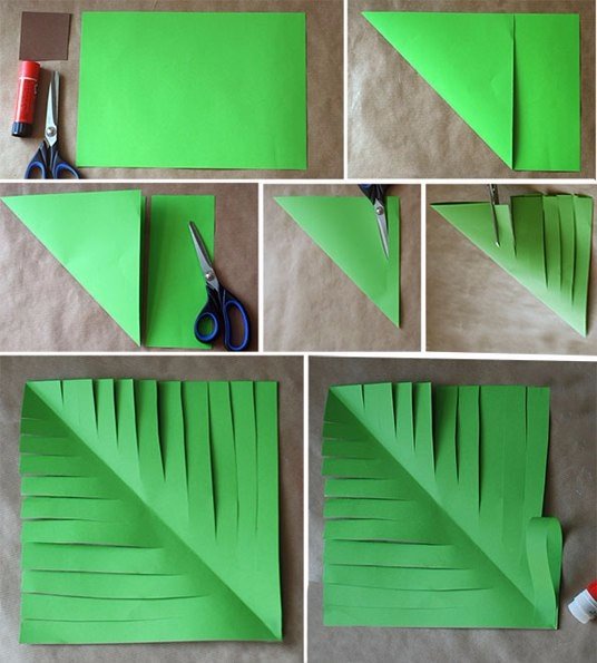 Ёлочка из бумаги Ёлочка из бумаги