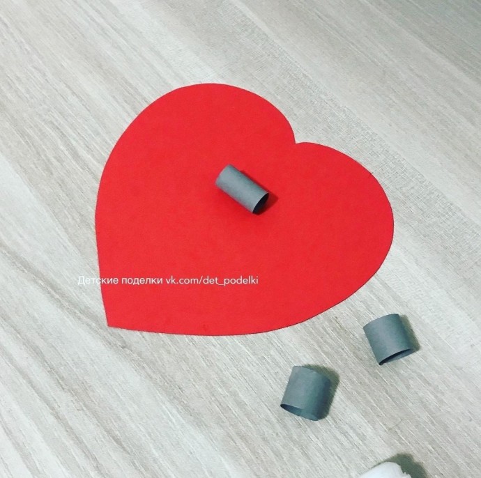 Сердце с котёнком