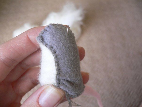 Мышки из фетра в тыквенном домике Мышки из фетра в тыквенном домике