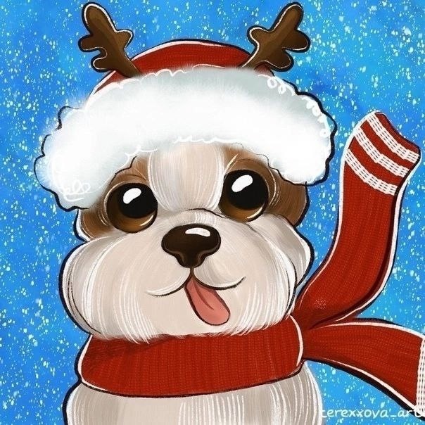 Рисуем щенка