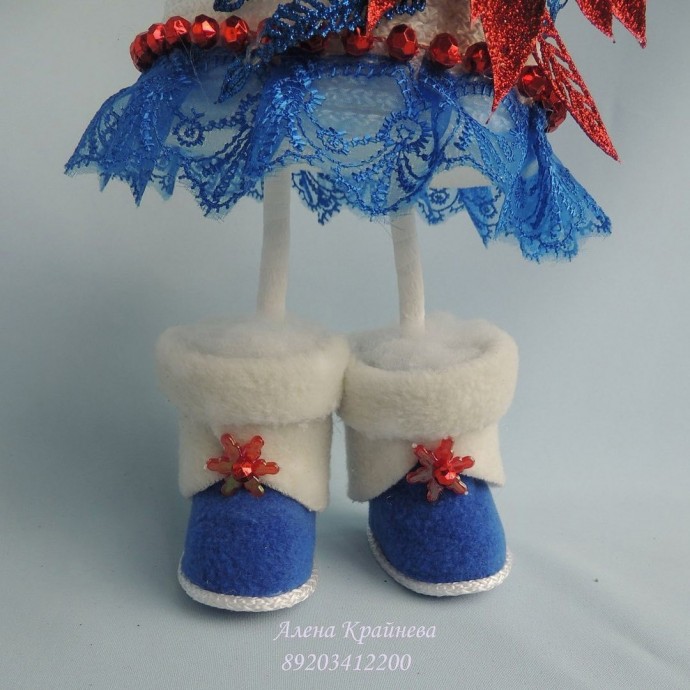 Сапожки для елочки: мастер-класс Сапожки для елочки: мастер-класс