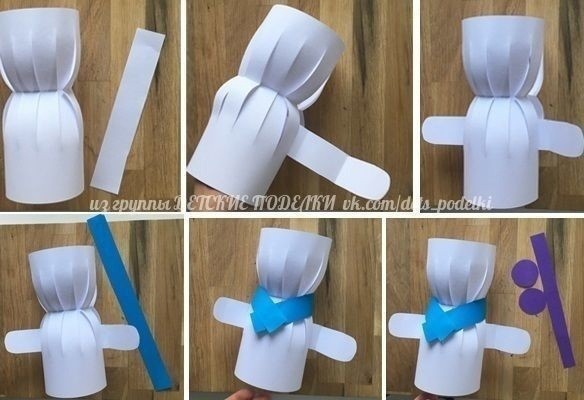 Снеговик-фонарик