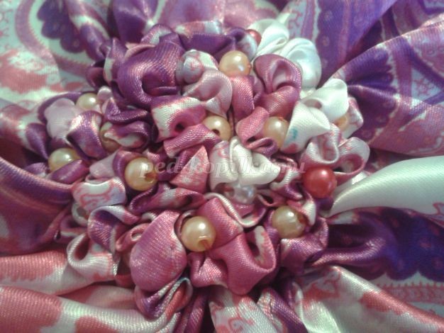 Детская брошь в японской технике "Комоно": мастер-класс, часть 1