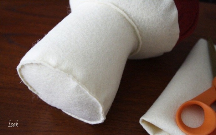 Мухомор из фетра Мухомор из фетра