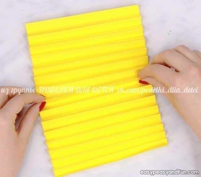 Птенчики из цветной бумаги