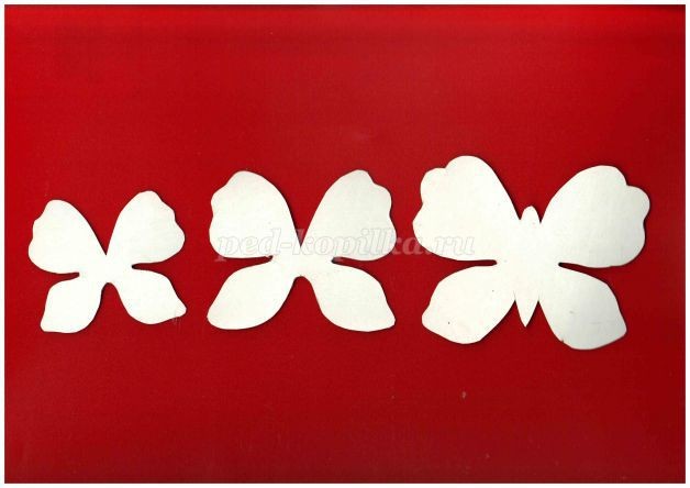 ​Бабочка из фетра детскими руками: мастер-класс, часть 1