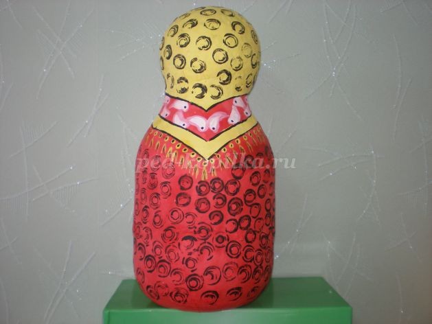Роспись матрёшки: мастер-класс, часть 3
