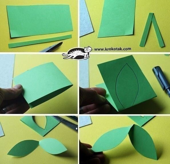 Объёмная поделка: вишни