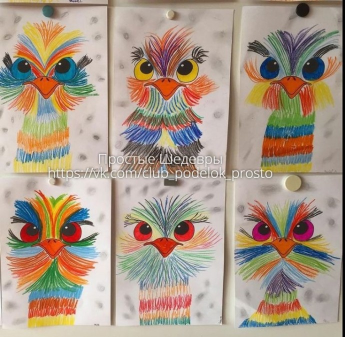 Очаровательный страус Очаровательный страус