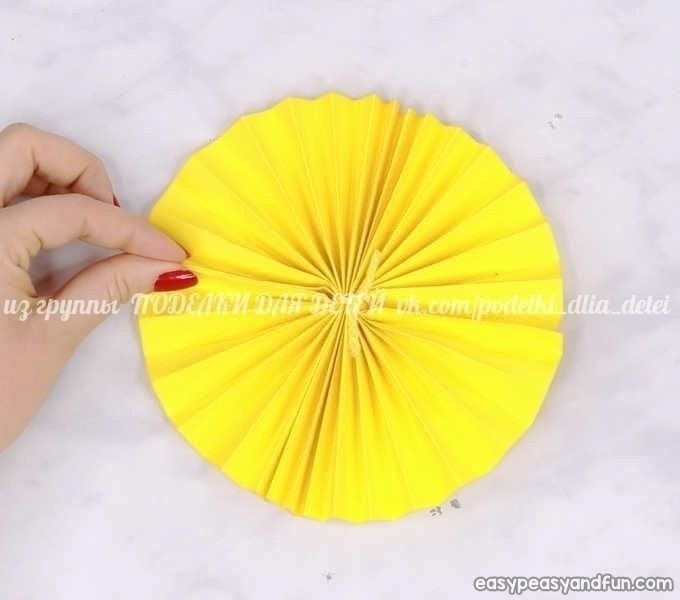 Птенчики из цветной бумаги