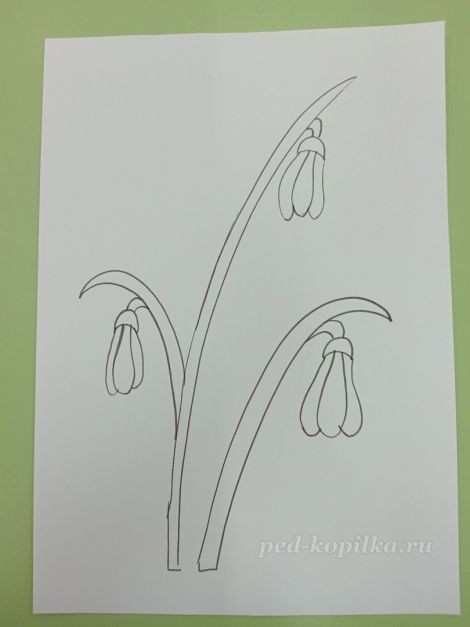 Витраж "Ландыши": часть 1