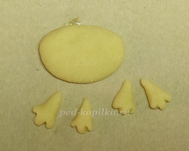 Котик из соленого теста