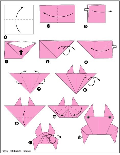 ​Морские обитатели в технике оригами