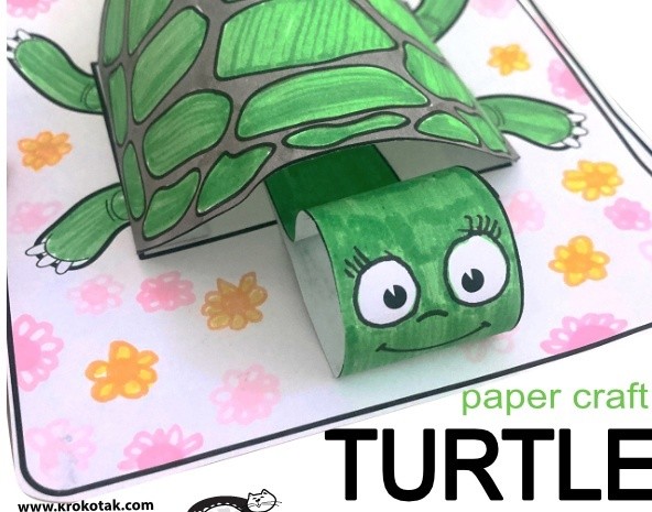 Объёмная черепашка Объёмная черепашка