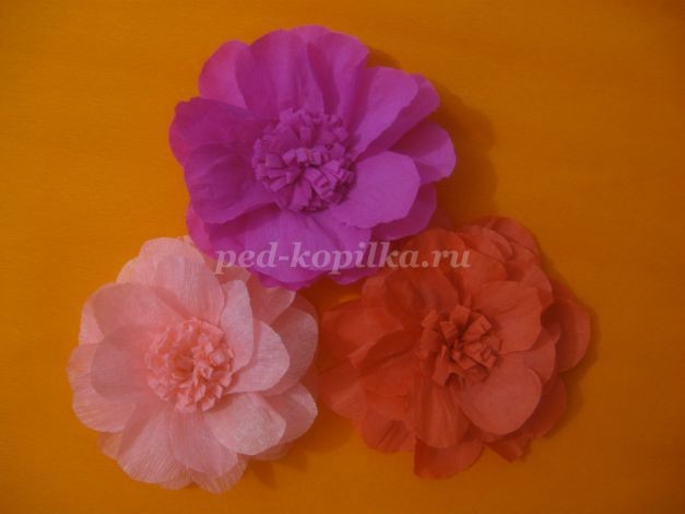 ​Подарок для любимой мамочки: панно-кулёк с цветами, часть 2