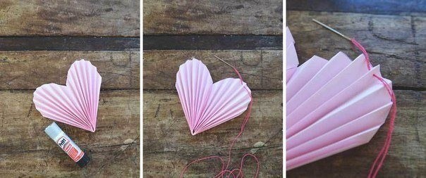 Сердечные гирлянды