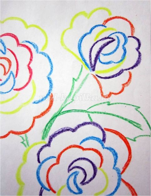 Рисование цветов акварелью "Радужные розы": мастер-класс, часть 3 Рисование цветов акварелью "Радужные розы": мастер-класс, часть 3