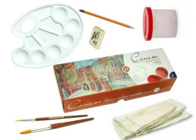 Рисуем грушу гуашью: часть 1 Рисуем грушу гуашью: часть 1