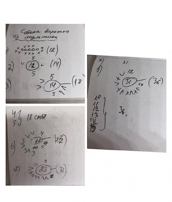 Собачка из мультика "Варежка"