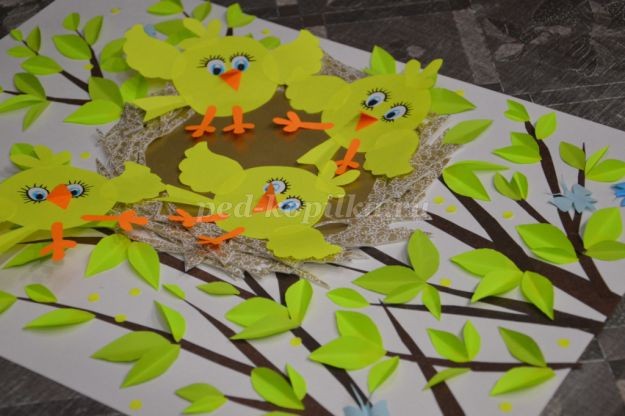 Птенцы в гнезде