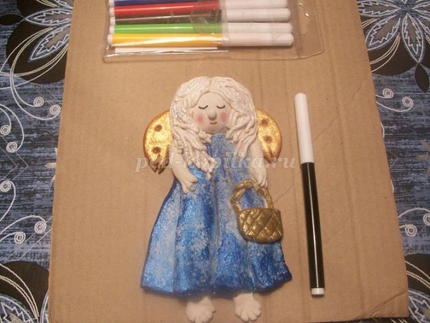 Нежный ангел из солёного теста детскими руками: мастер-класс, часть 3 Нежный ангел из солёного теста детскими руками: мастер-класс, часть 3