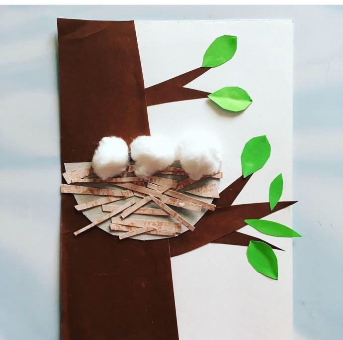 Птенчики в гнёздышке Птенчики в гнёздышке