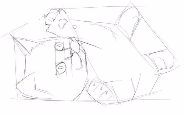 Рисуем котёнка карандашом