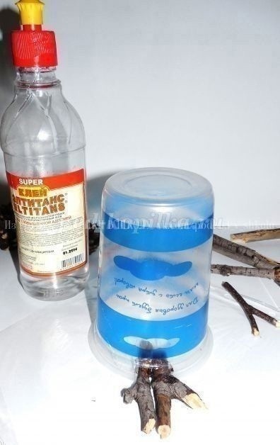 Совушка из шишек