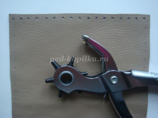 Органайзер из искусственной кожи для детских поделок Органайзер из искусственной кожи для детских поделок