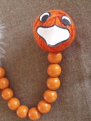 Марионетка страусенок