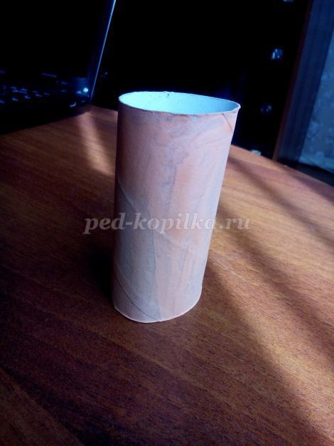 Мышка из рулона туалетной бумаги своими руками Мышка из рулона туалетной бумаги своими руками