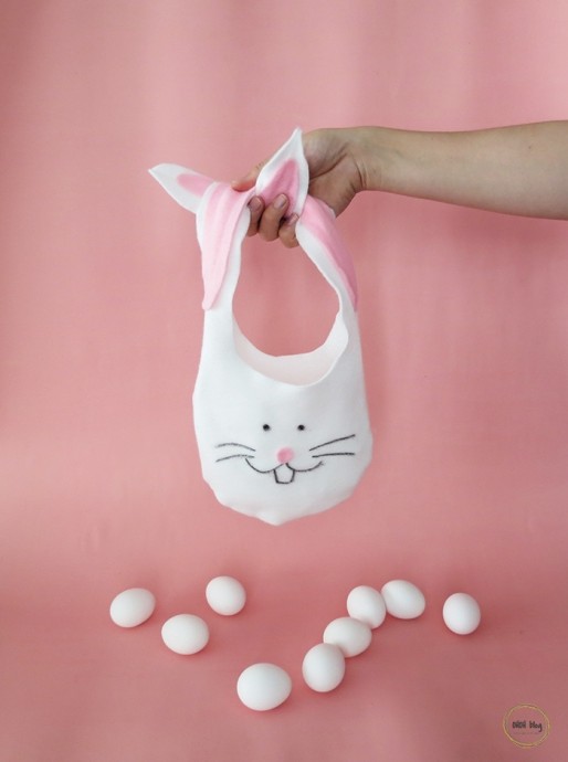 Пасхальный кролик сумка-мешок