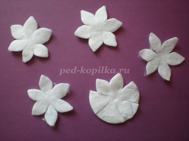 Весенняя аппликация: часть 1