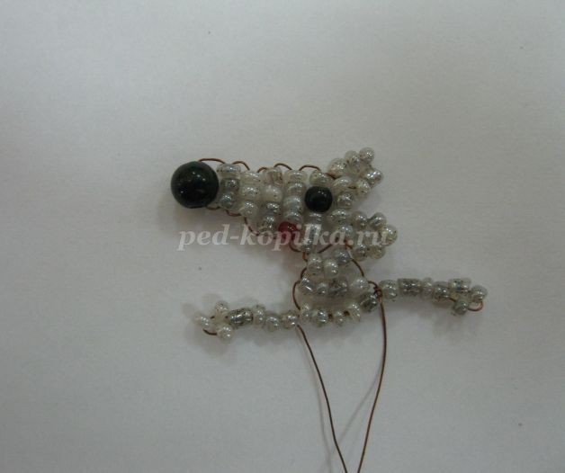 Весёлый мышонок из бисера: часть 2 Весёлый мышонок из бисера: часть 2