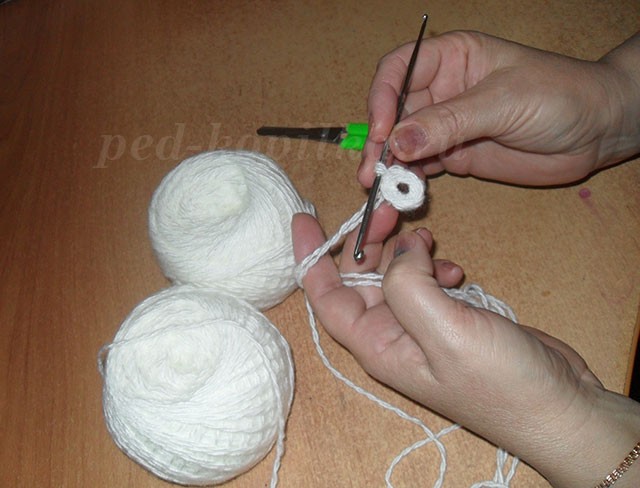 Вязаный чеснок: мастер-класс