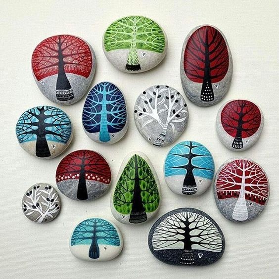 Идеи росписи камней с детьми Идеи росписи камней с детьми