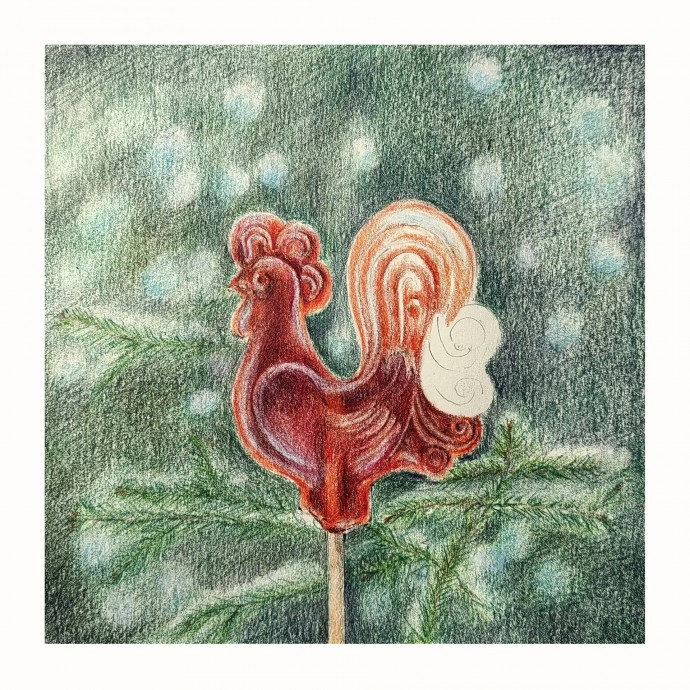 Леденец на палочке "Петушок" Леденец на палочке "Петушок"