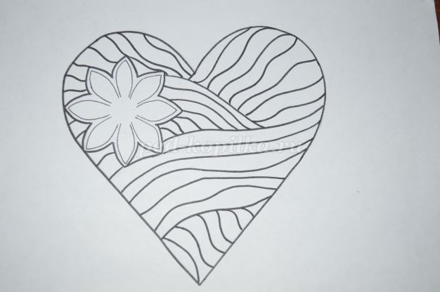 Сердечко в технике вырезания: часть 2 Сердечко в технике вырезания: часть 2