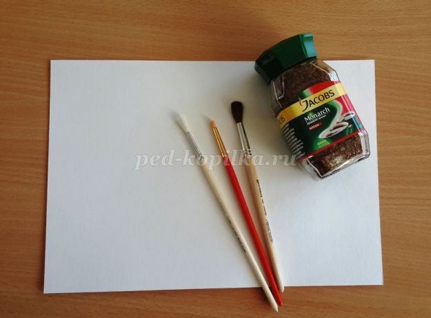 Горный пейзаж в технике гризайль: часть 1